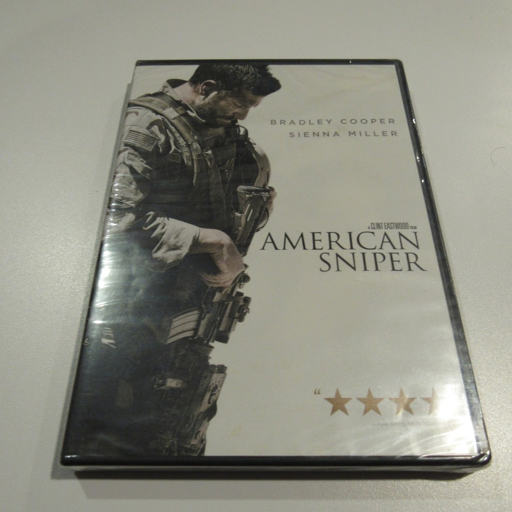 American Sniper DVD Bradley Cooper Sienna Miller‎ Clint Eastwood New Sealed